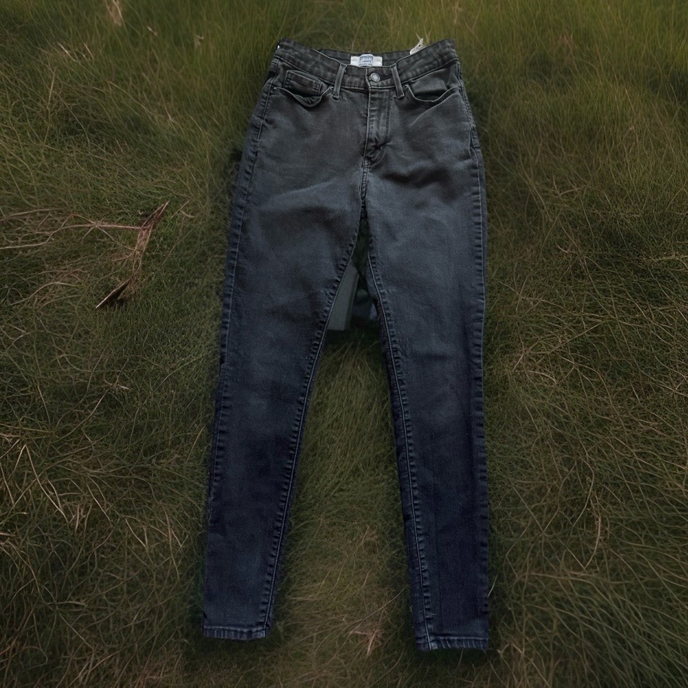 Levi Denizem High Rise Skinny Black Jeans, Women's 26x30‎